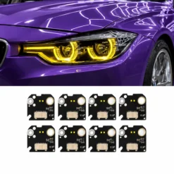Modules LED Angel Eyes Jaunes Style CSL – BMW Série 3 LCI F30 F31 F34 F35 GT