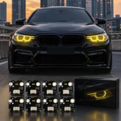 Modules LED Angel Eyes Jaunes Style CSL – BMW Série 3 LCI F30 F31 F34 F35 GT
