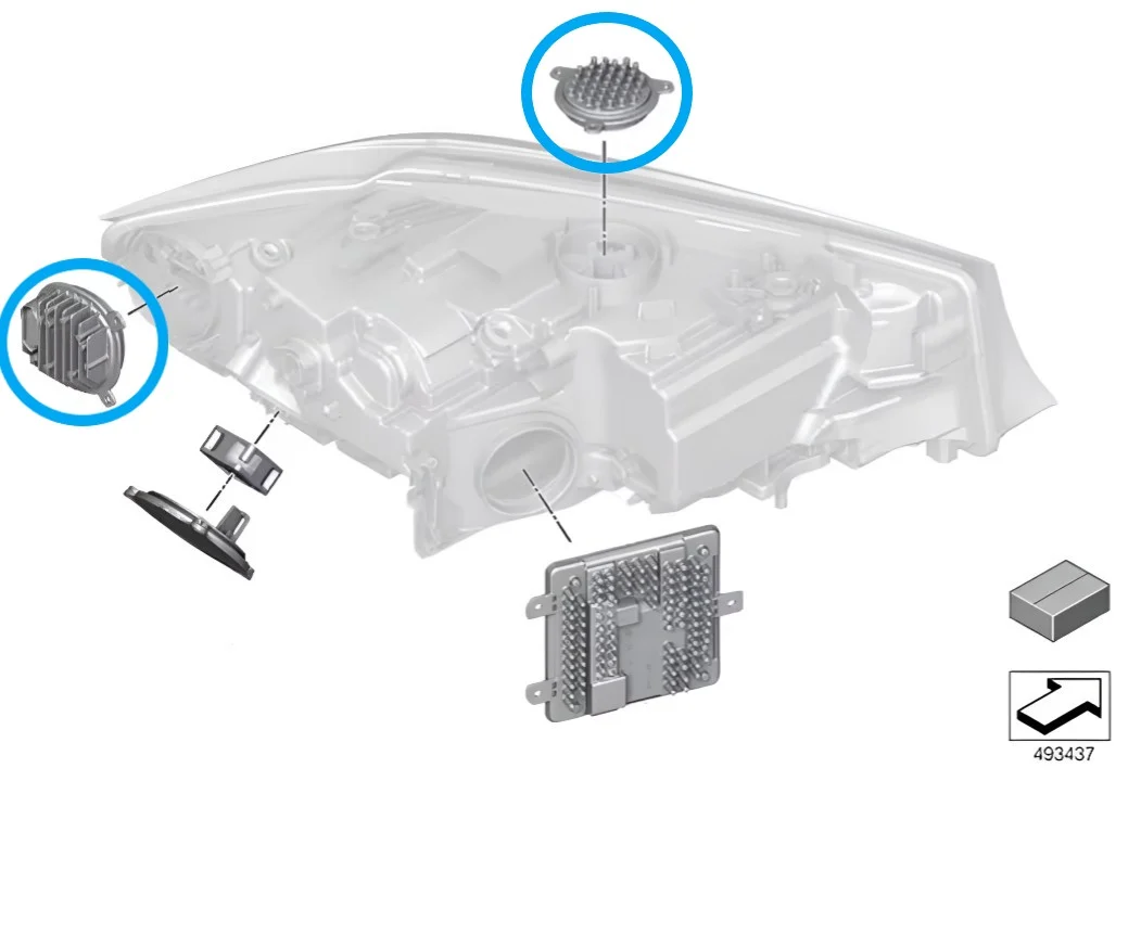 Installation modules DRL jaune CSL BMW F22